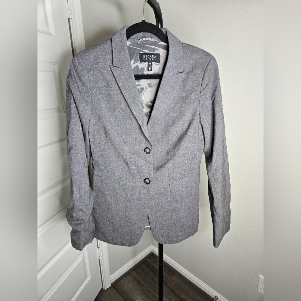 Escada Sport Gray Blazer